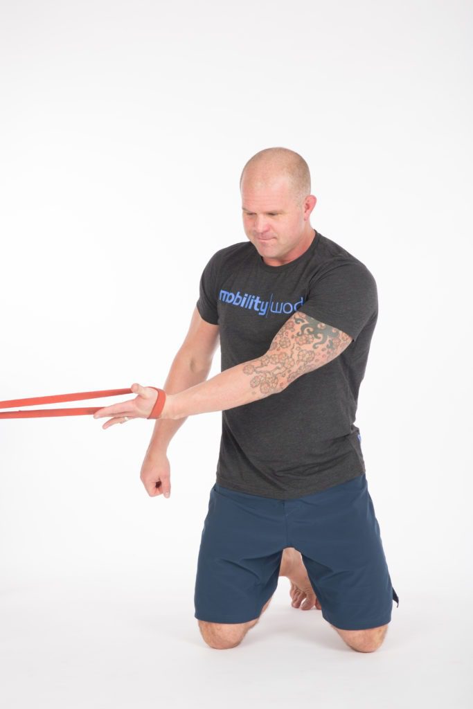 Banded lateral opener 1 Hip Mobility Exercise Couch Stretch