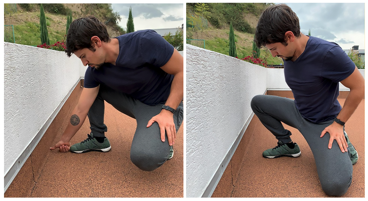 Ankle Dorsiflexion Against Wall Ankle Mobility Test - Ankle Dorsiflexion Against Wall