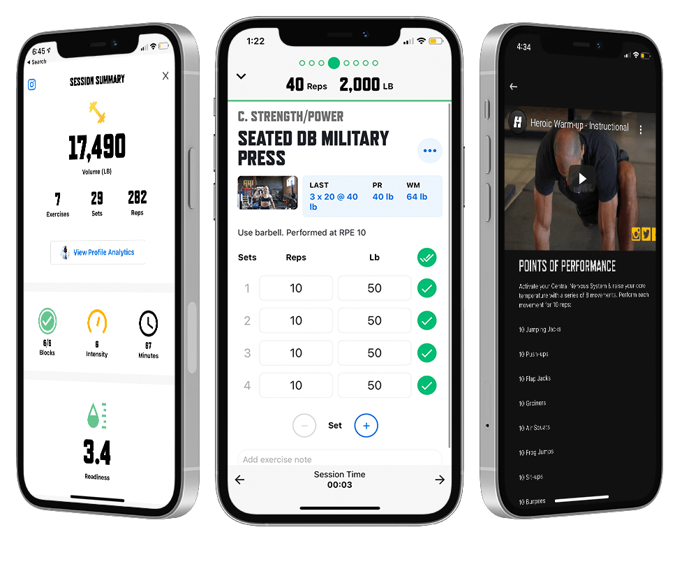 TrainHeroic App Showcase